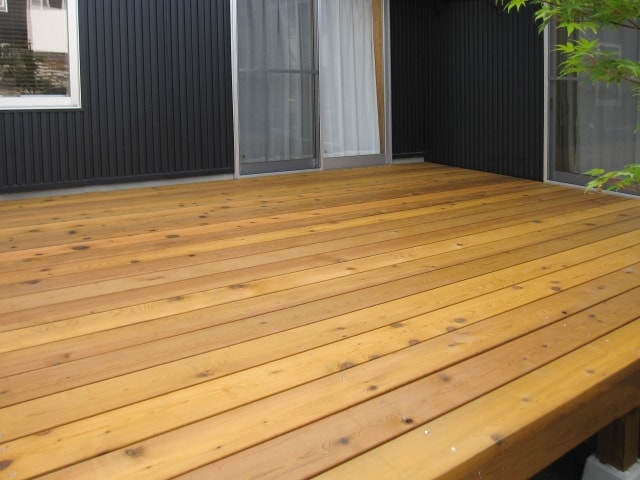 ウッドデッキの日