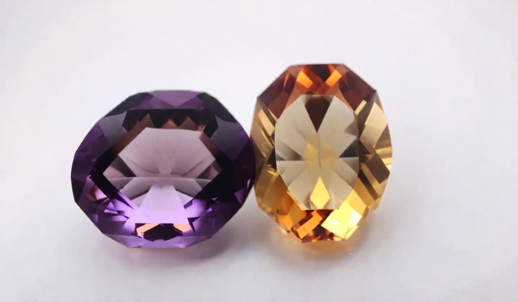 2月27日の誕生石　アメシスト＆シトリン