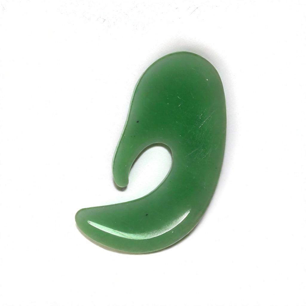 3月24日の誕生石　グリーン・アベンチュ・リン・クォーツの勾玉