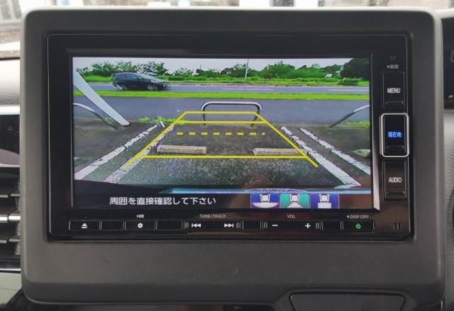 バックカメラで事故防止の日